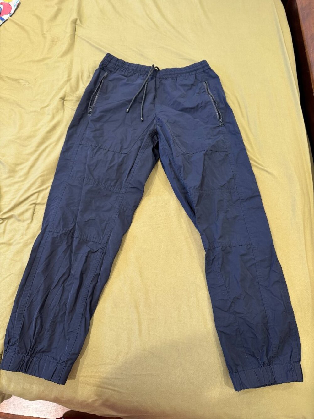 Dries Van Noten Men's Navy Nylon Jogger Pants – Size 50 (US ~34 / L)